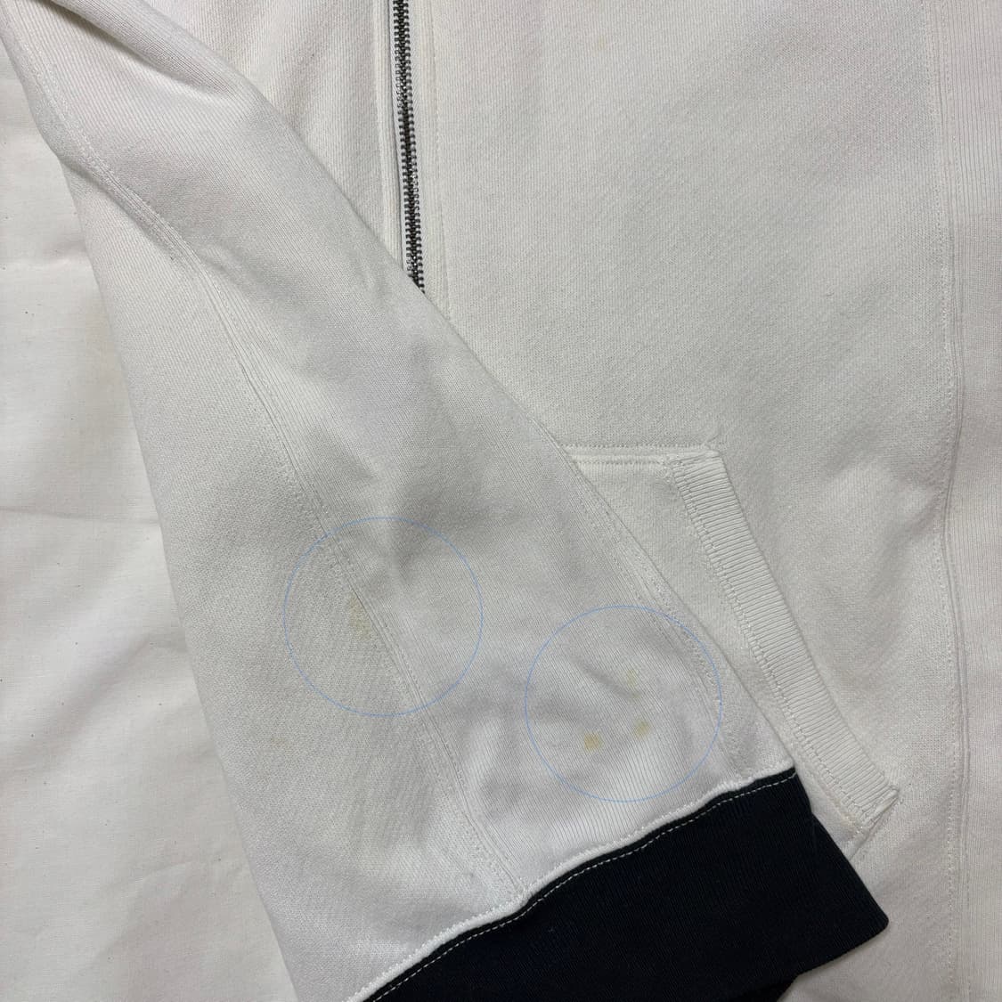 폴로 랄프로렌 화이트 골드 빅포니 코튼 후드 집업 상품이미지9