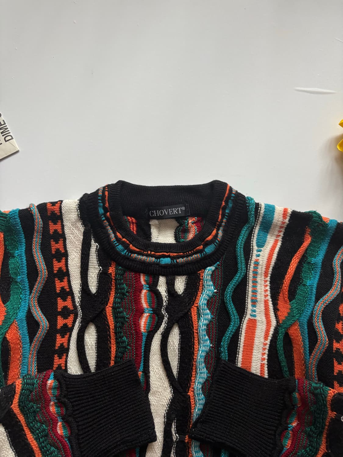 CHOVERT 쿠지맛 케이블 니트 상품이미지4