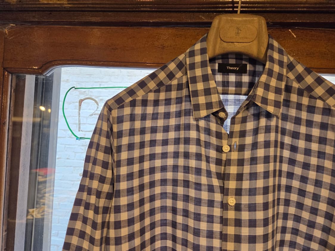 띠어리 체크셔츠 상품이미지8