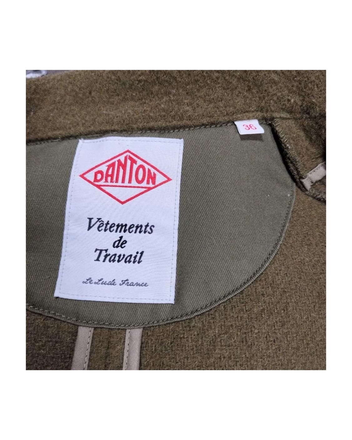 단톤 숄카라 울 자켓 코트 36  상품이미지4