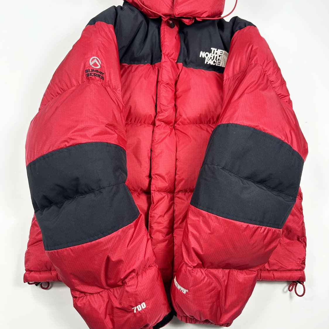 노스페이스 700 써밋시리즈 드롭 다운 패딩 레드 S 상품이미지4