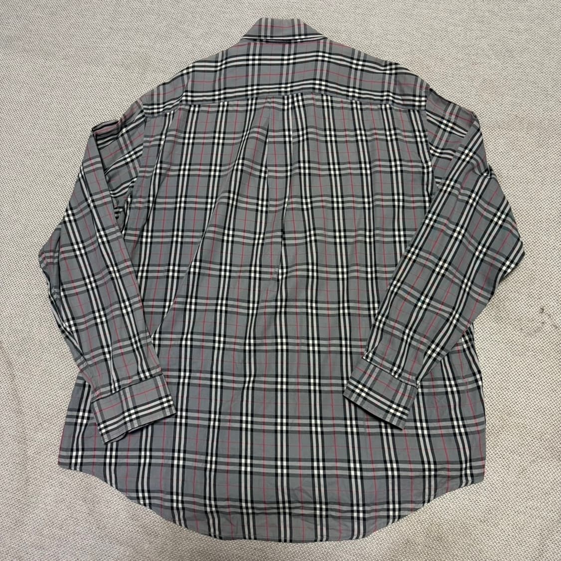 버버리 빈티지 체크 긴팔 셔츠 상품이미지7