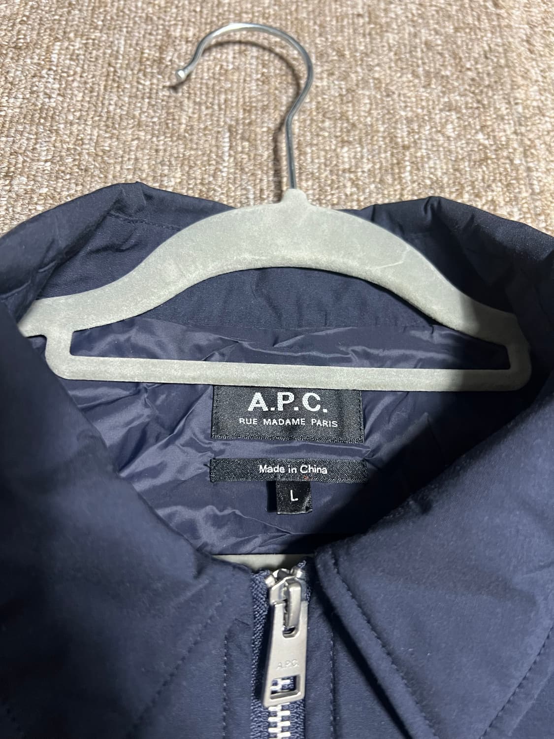 A.P.C. 네이비 블루종 자켓 L 상품이미지4
