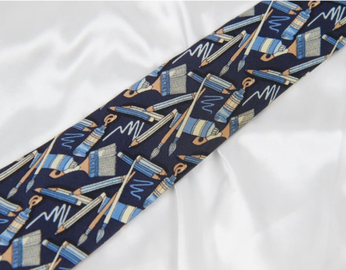 끌로에 9.5cm A-등급 남자 명품 넥타이 상품이미지6