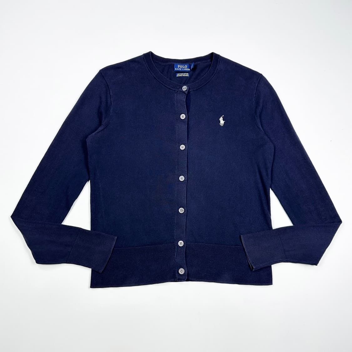 폴로 랄프로렌 포니 피마코튼 네이비 가디건 (S 여성추천) 상품이미지2