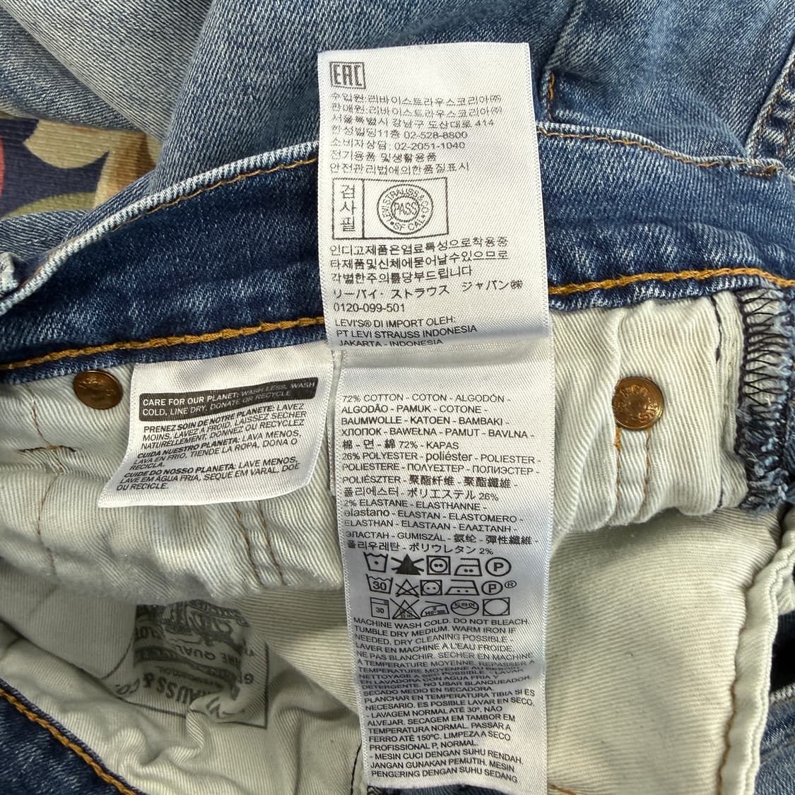 (30)리바이스 Levis 505 프리미엄 데님 반바지 상품이미지5