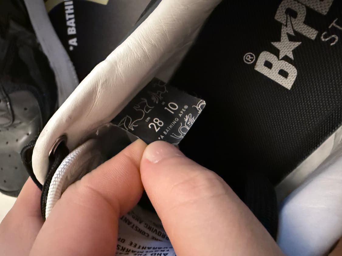 베이프 스타 유광 로우 판매합니다. 상품이미지3