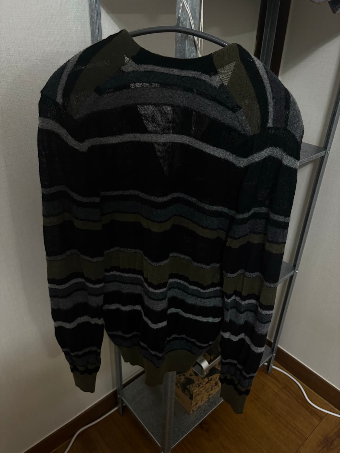 준야 와타나베 스트라이프 가디건 상품이미지2