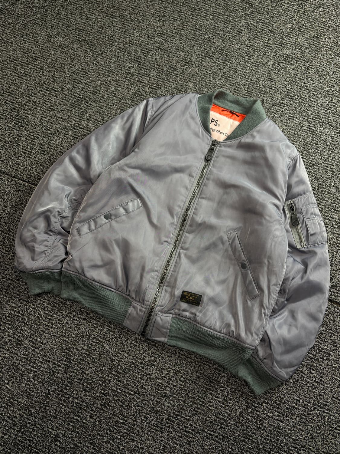 더블탭스 빅로고 MA-1 항공 점퍼 1729 상품이미지1