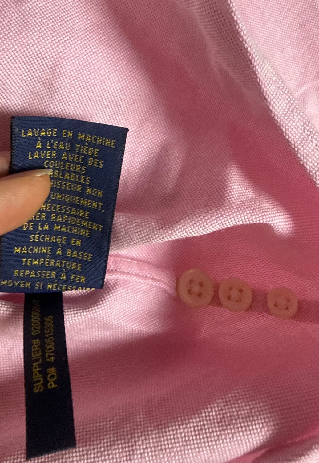 폴로 랄프로렌 핑크 셔츠 S 상품이미지5