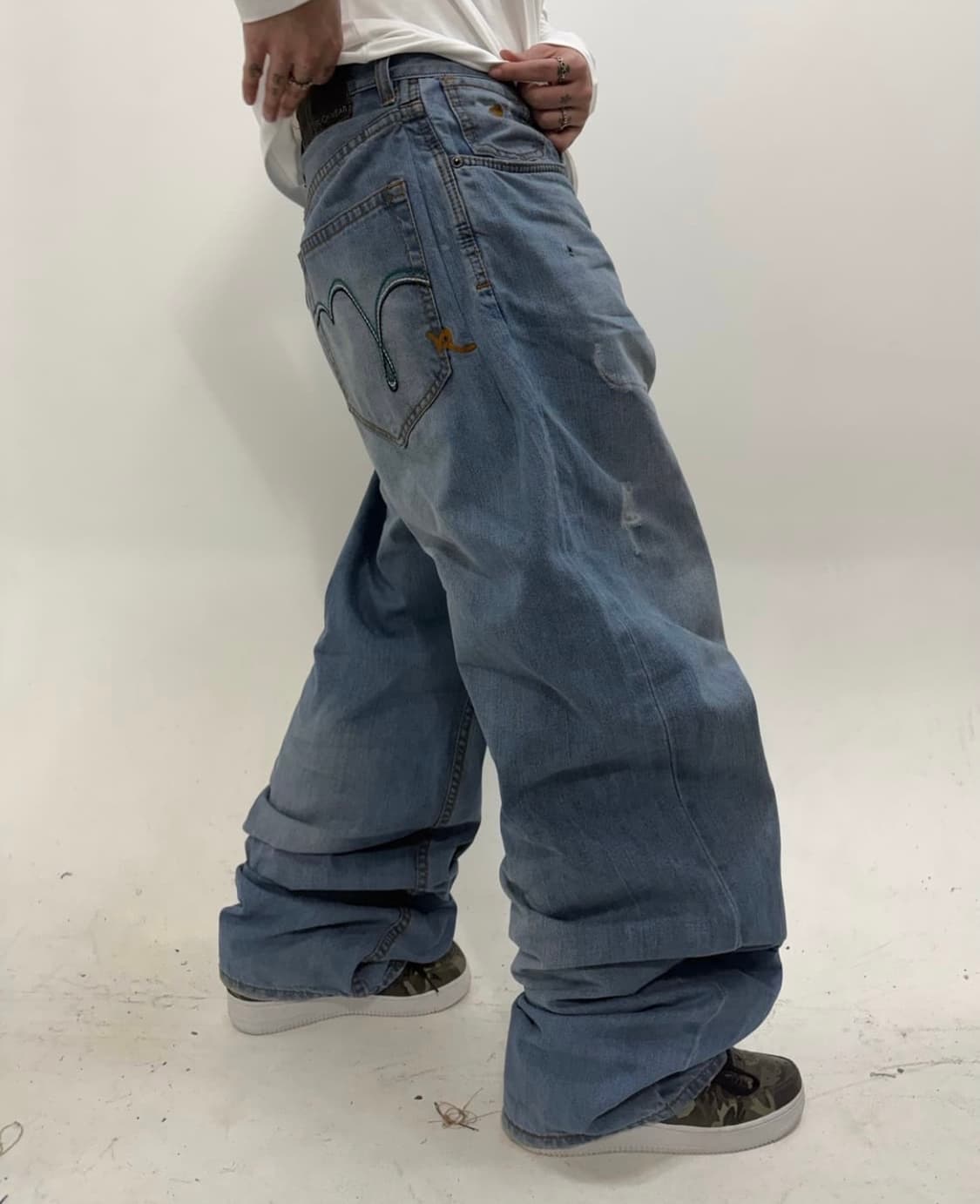 90s ROCA WEAR 로카웨어 연청 판매합니다. 상품이미지4