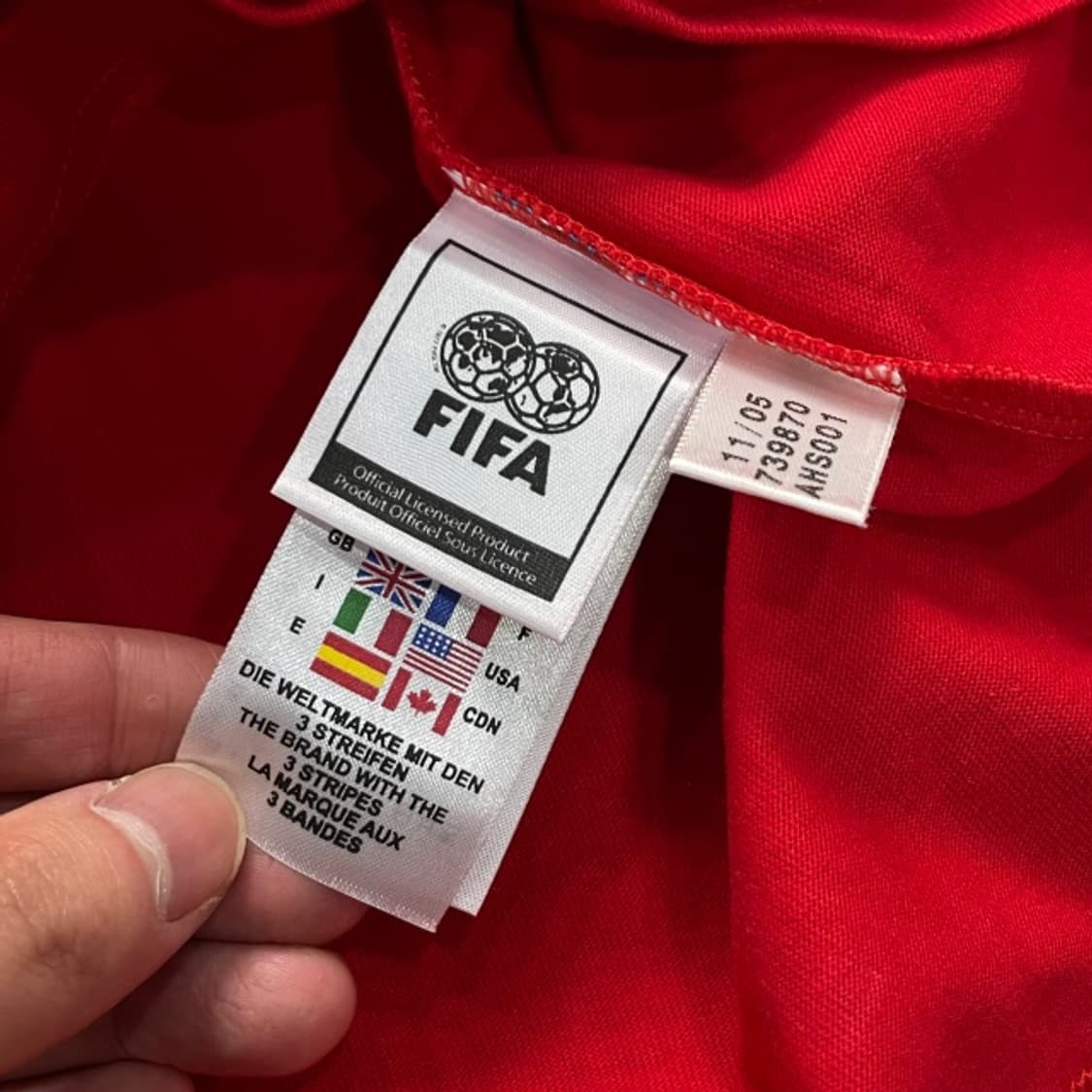 100 아디다스 스페인 국대 반팔티 상품이미지5