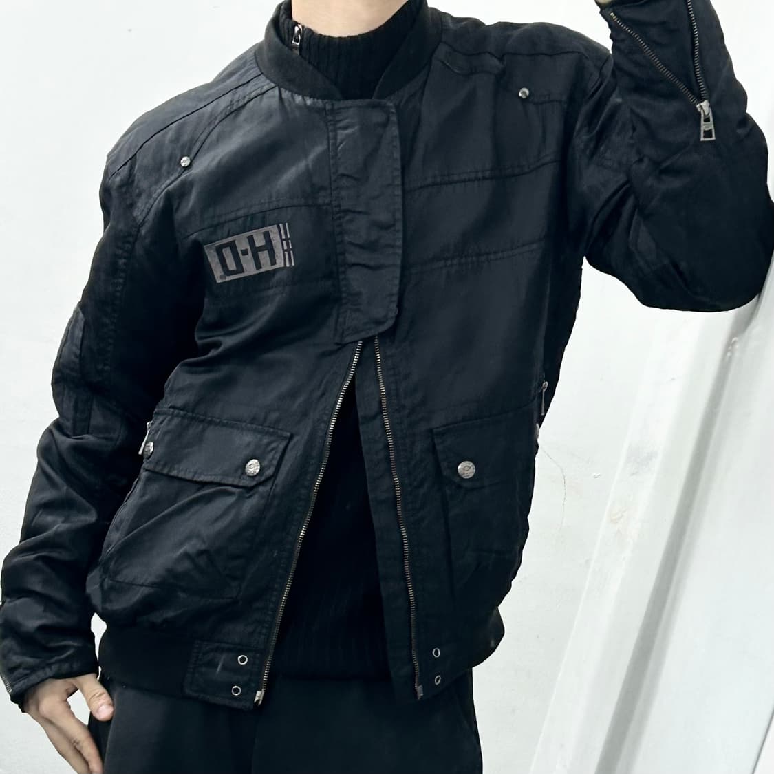 할리데이비슨 테크니컬 나일론 봄버 자켓 상품이미지4