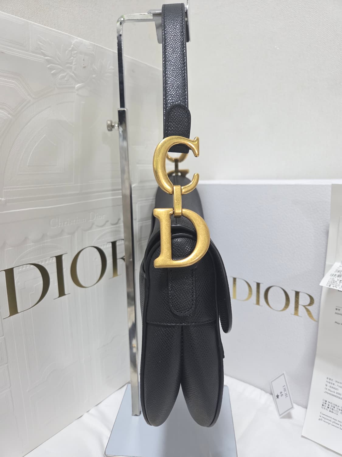 [새상품급] 디올 새들백 미디움  상품이미지4