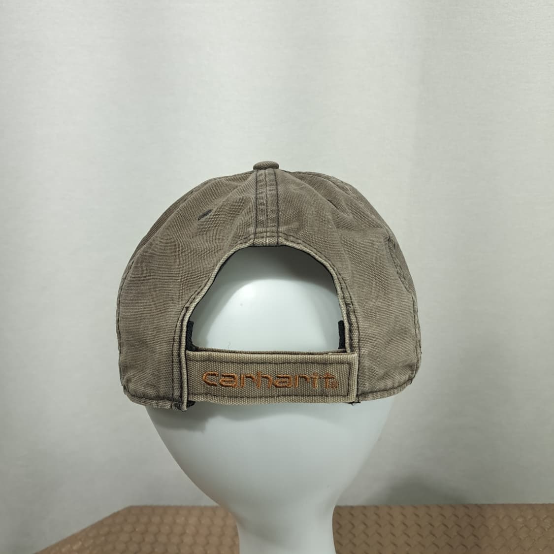 칼하트 오데사 샌드스톤 워시드 코튼 레더 패치 볼캡 P2023 상품이미지5