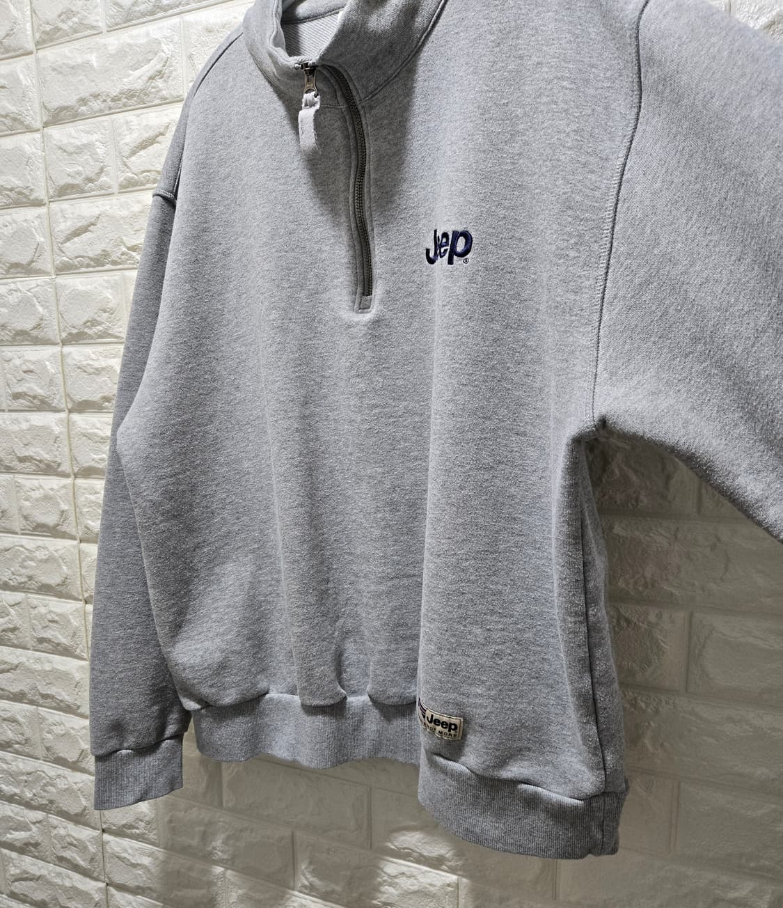 지프 루즈핏 반집업 맨투맨 105 상품이미지4