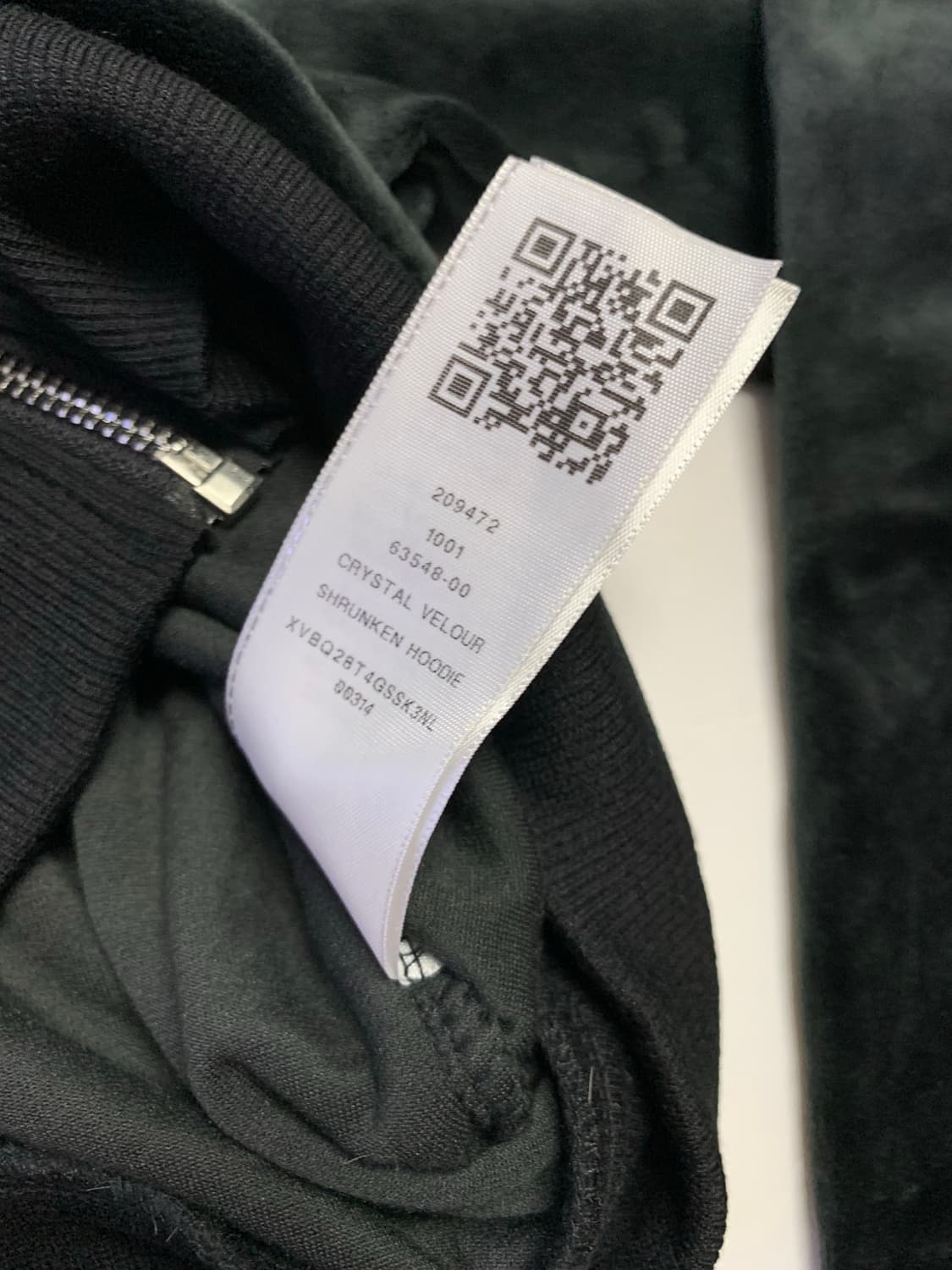 [새제품] 트루 릴리젼 벨벳 퍼 트림 후드집업 상품이미지8