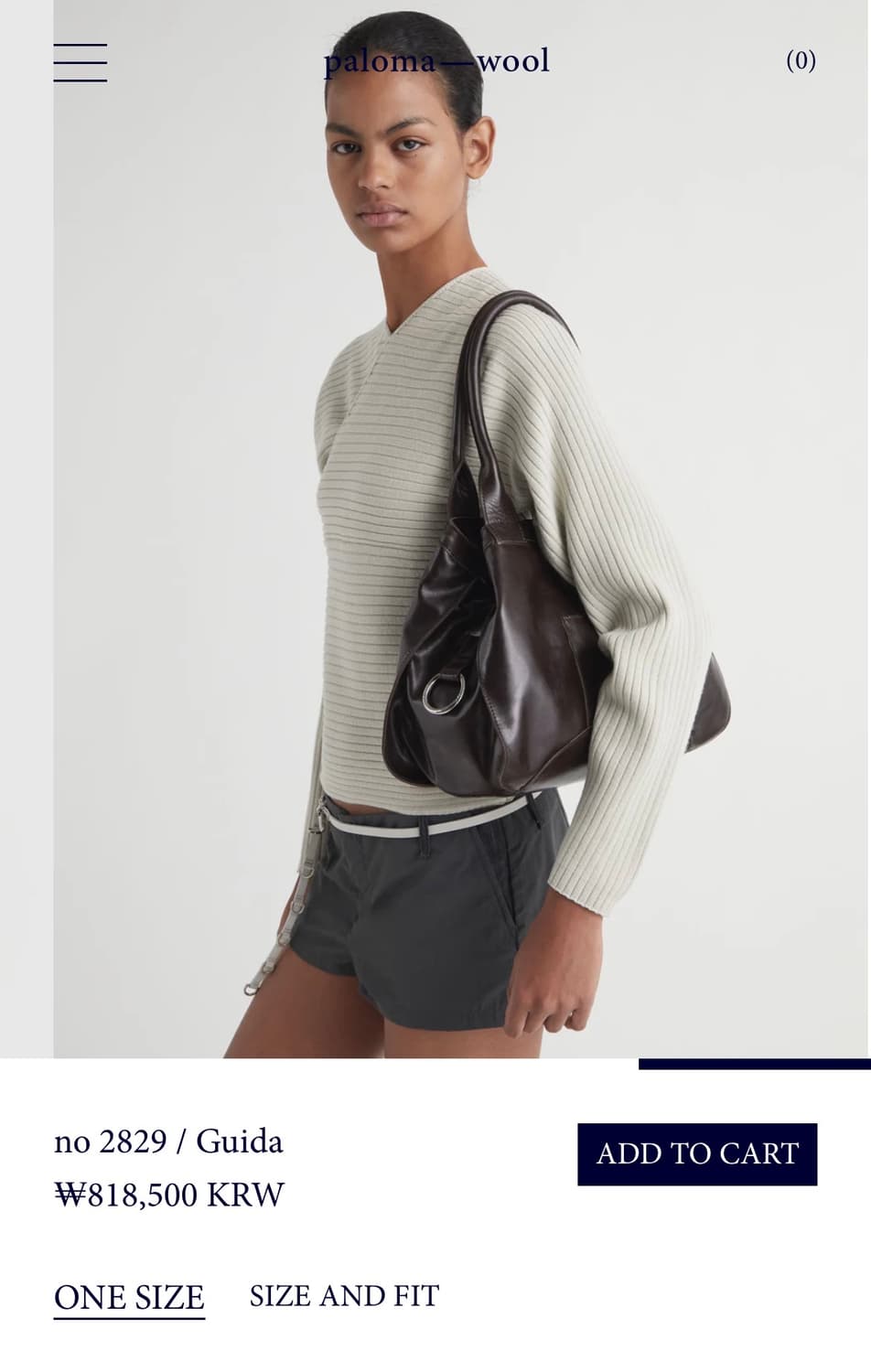 Paloma Wool 팔로마울 스몰 Guida 구이다백 상품이미지5
