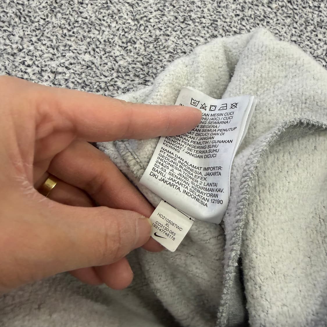 XL 나이키 카고 기모조거팬츠 0127H2 상품이미지5