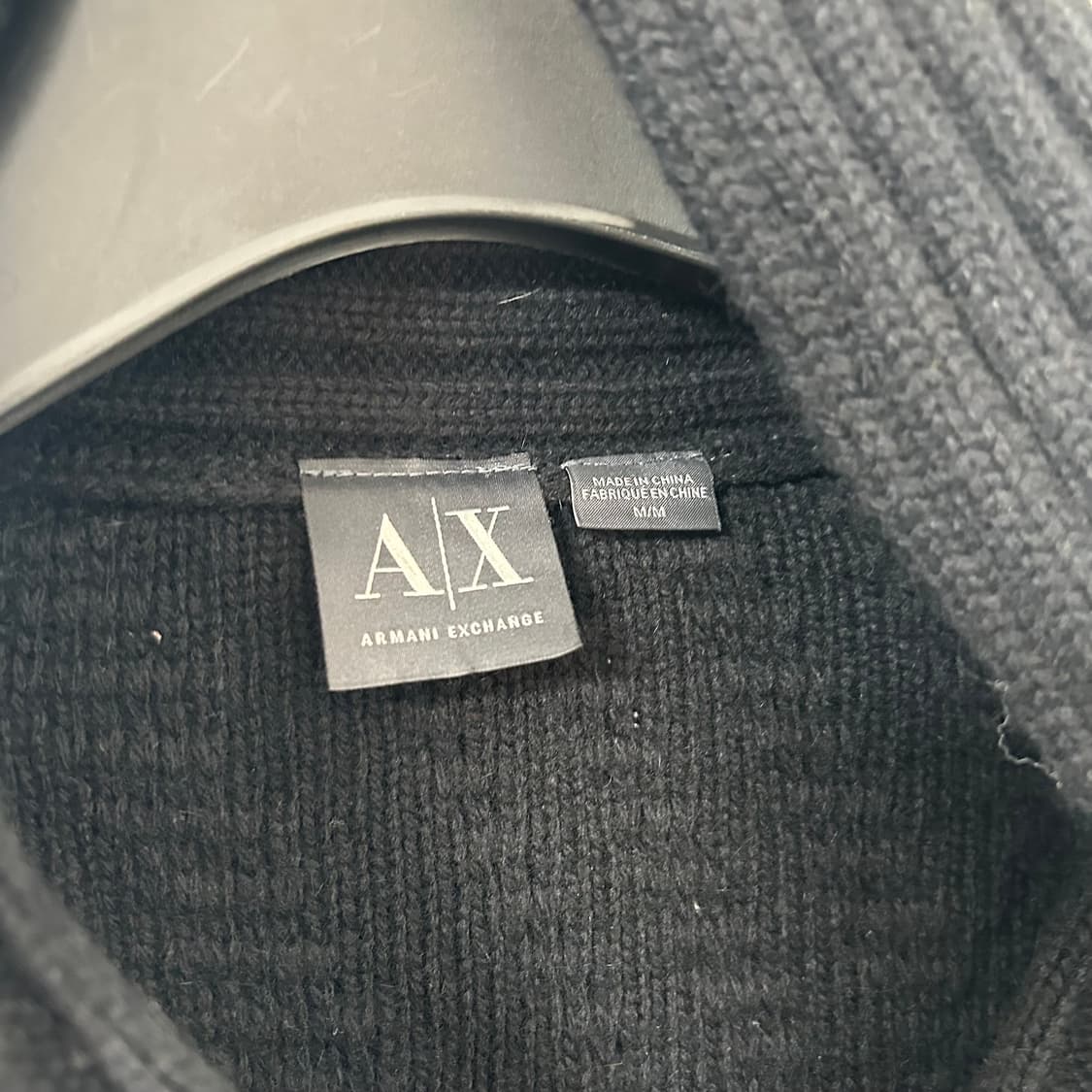 (새상품) 아르마니 익스체인지 넥지퍼 터틀넥 니트 상품이미지9