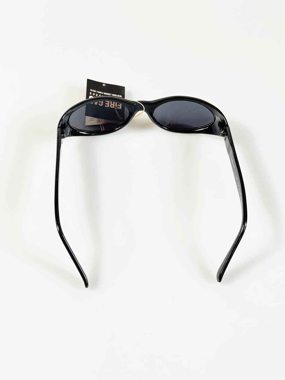 90s FIRE GAS 블랙 볼드 오벌 빈티지 선글라스 상품이미지5