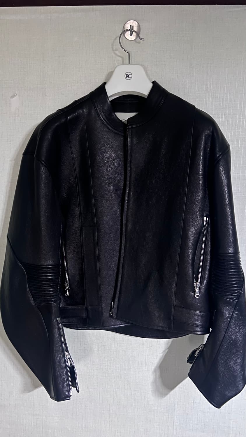 RECTO 24s/s 모터사이클 고트 레더 바이크 자켓 상품이미지2