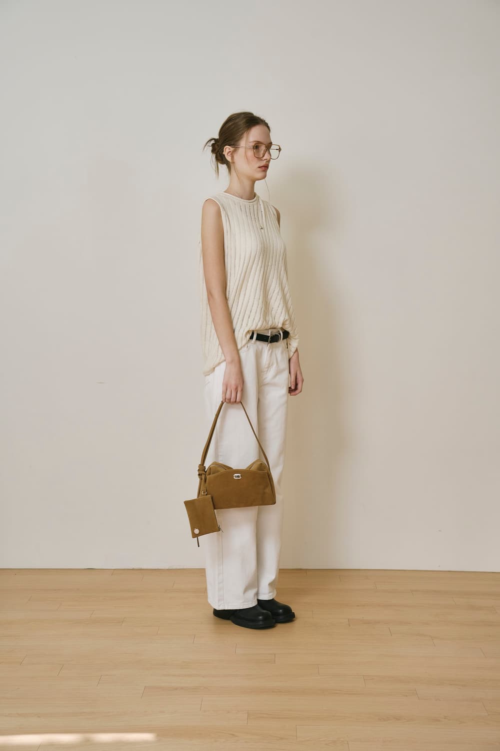 Noa Bag - Suede Beie 상품이미지4