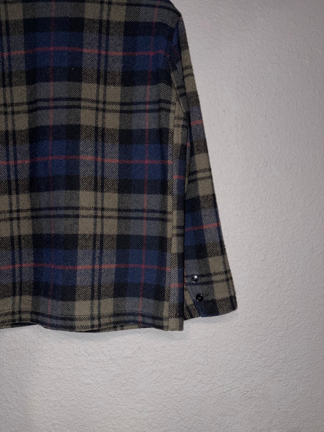 JohnsonWoolenMill 체크 모직 자켓 상품이미지8