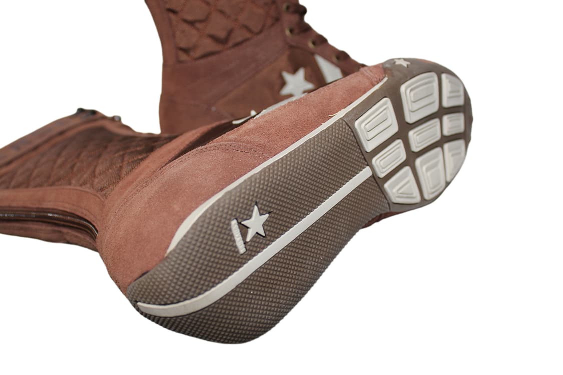 2000s Converse 컨버스 퍼 시어링 패널 롱 부츠 상품이미지8