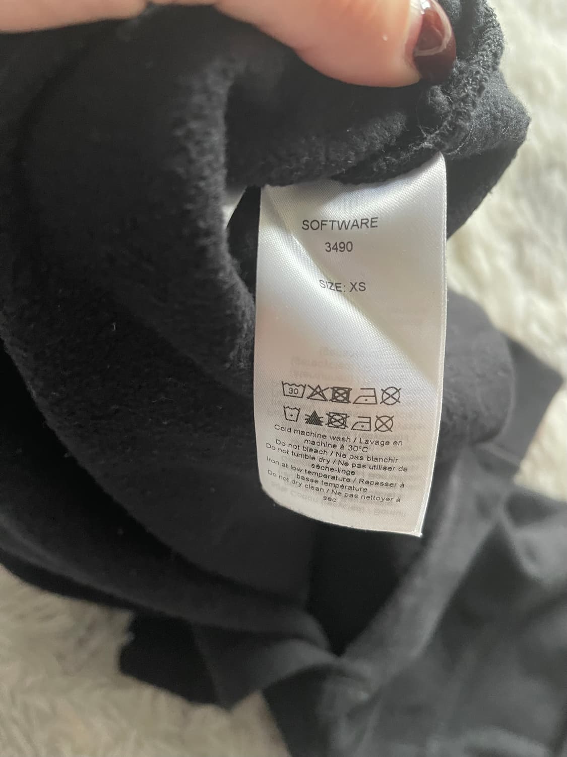 가니 블랙 맨투맨 퍼프 슬리브 상품이미지4