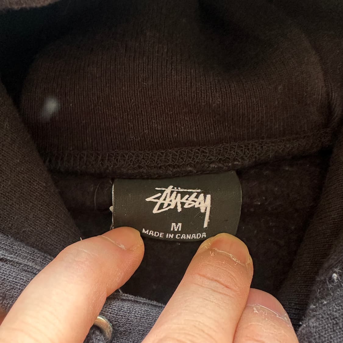 Stussy patta 스투시x파타 블랙 후드티 상품이미지4