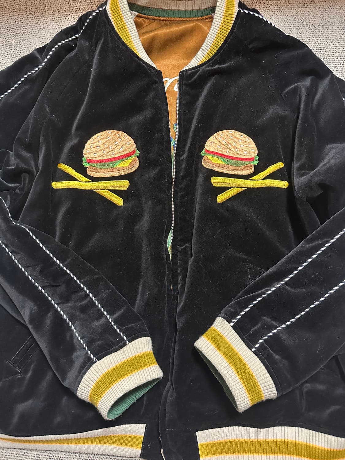 반디더핑크 리버시블 스카잔 자켓 상품이미지1