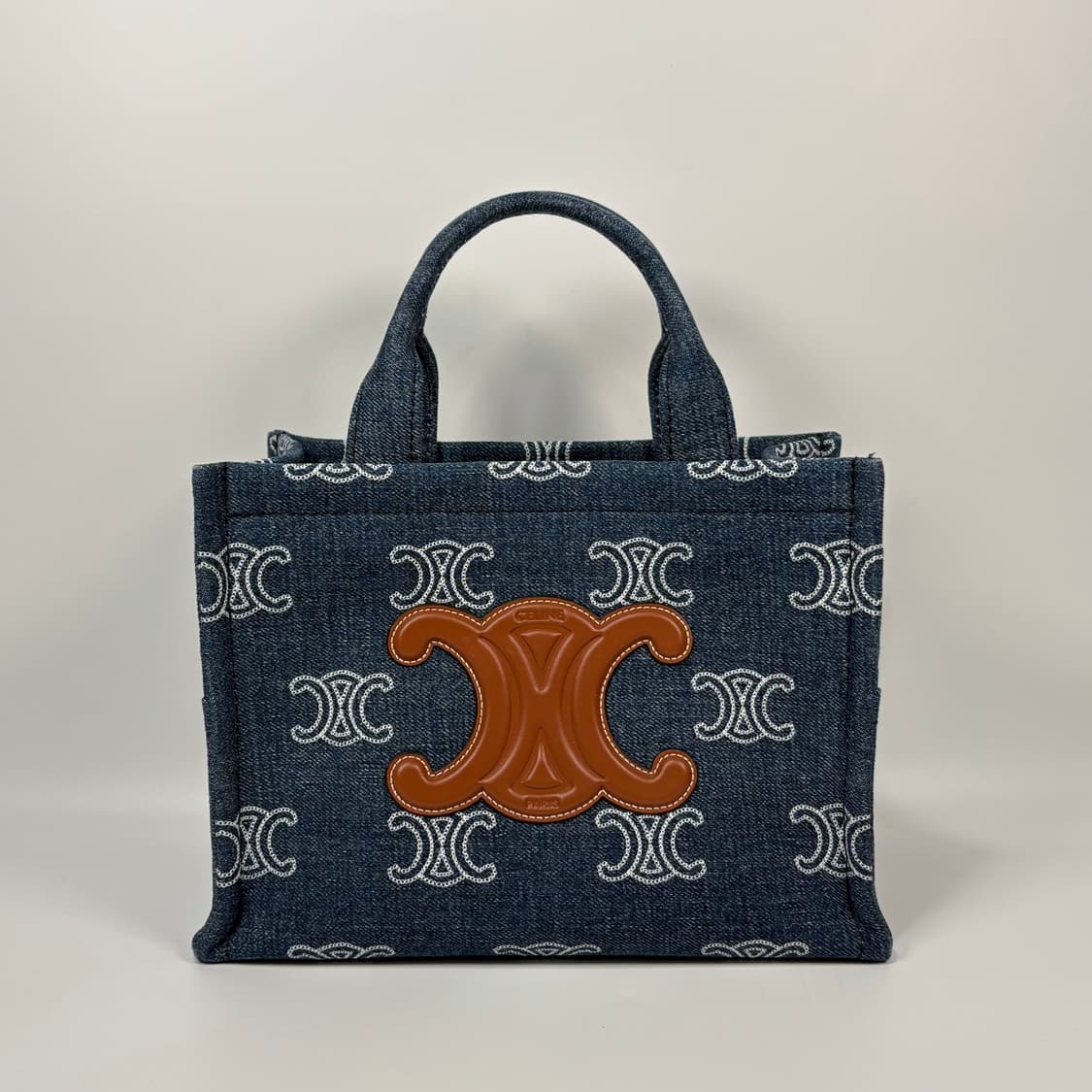 셀린느 스몰 카바스 타이스 트리오페 데님 토트백  상품이미지2