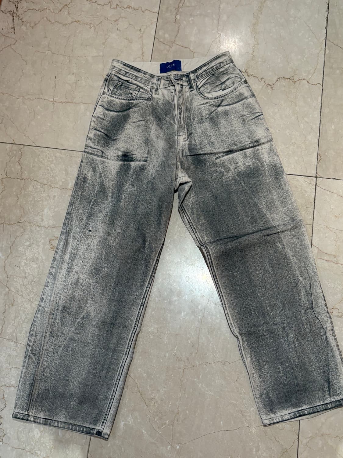 유니크 워싱 와이드 팬츠 상품이미지8