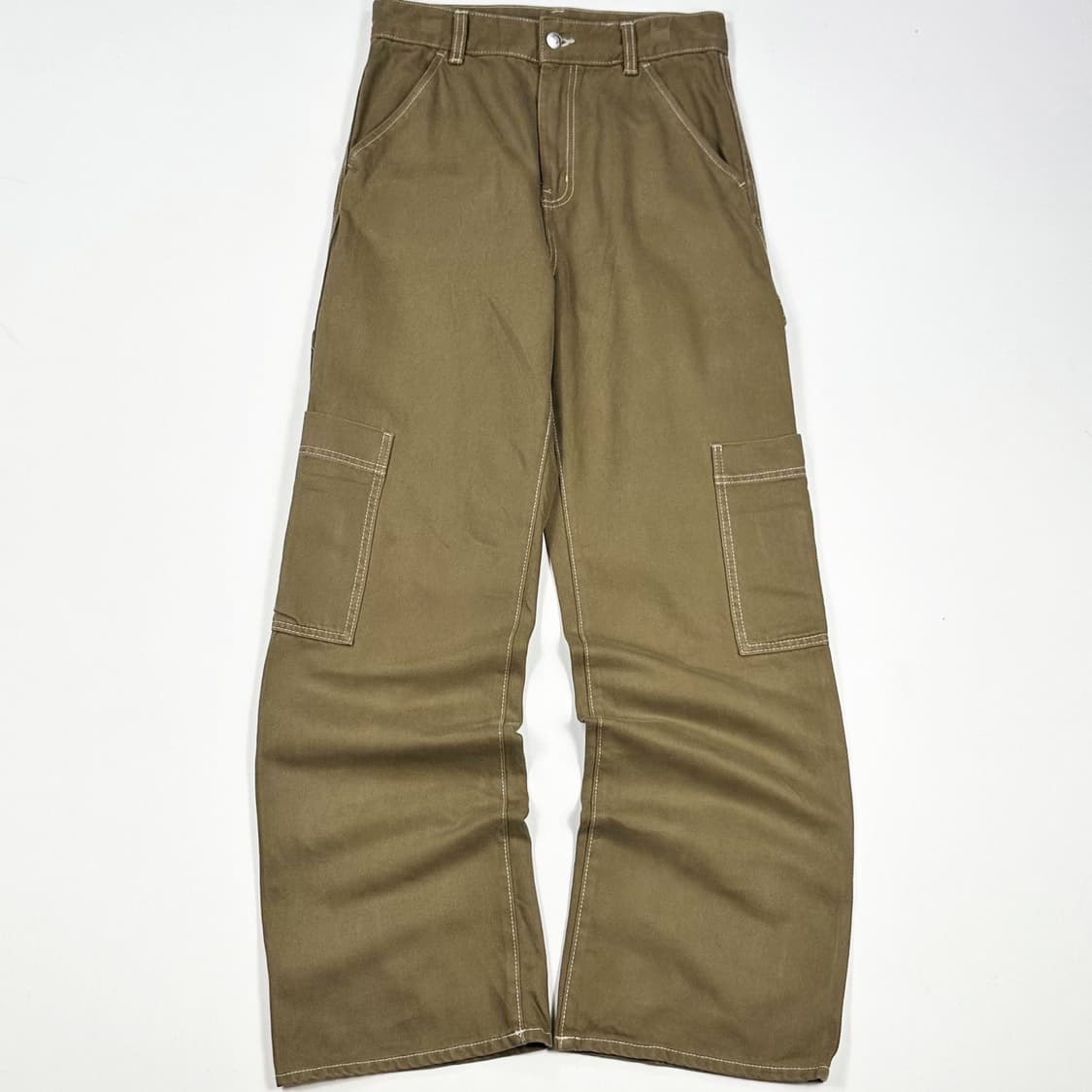 VTG 빈티지 더블니 카펜터 브라운 카고팬츠 (27인치 여성추천) 상품이미지3