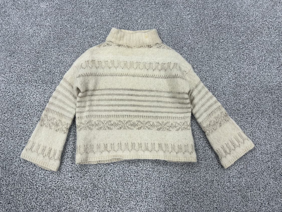 폴로 랄프로렌 울 알파카 실크혼방 크롭 목폴라 상품이미지1