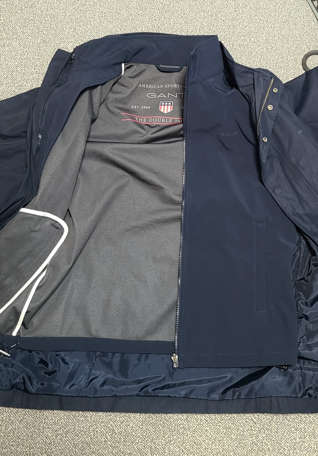GANT 남성 더블 자켓 네이비 M  아메리칸 사이즈 라  낭낭하게 상품이미지7