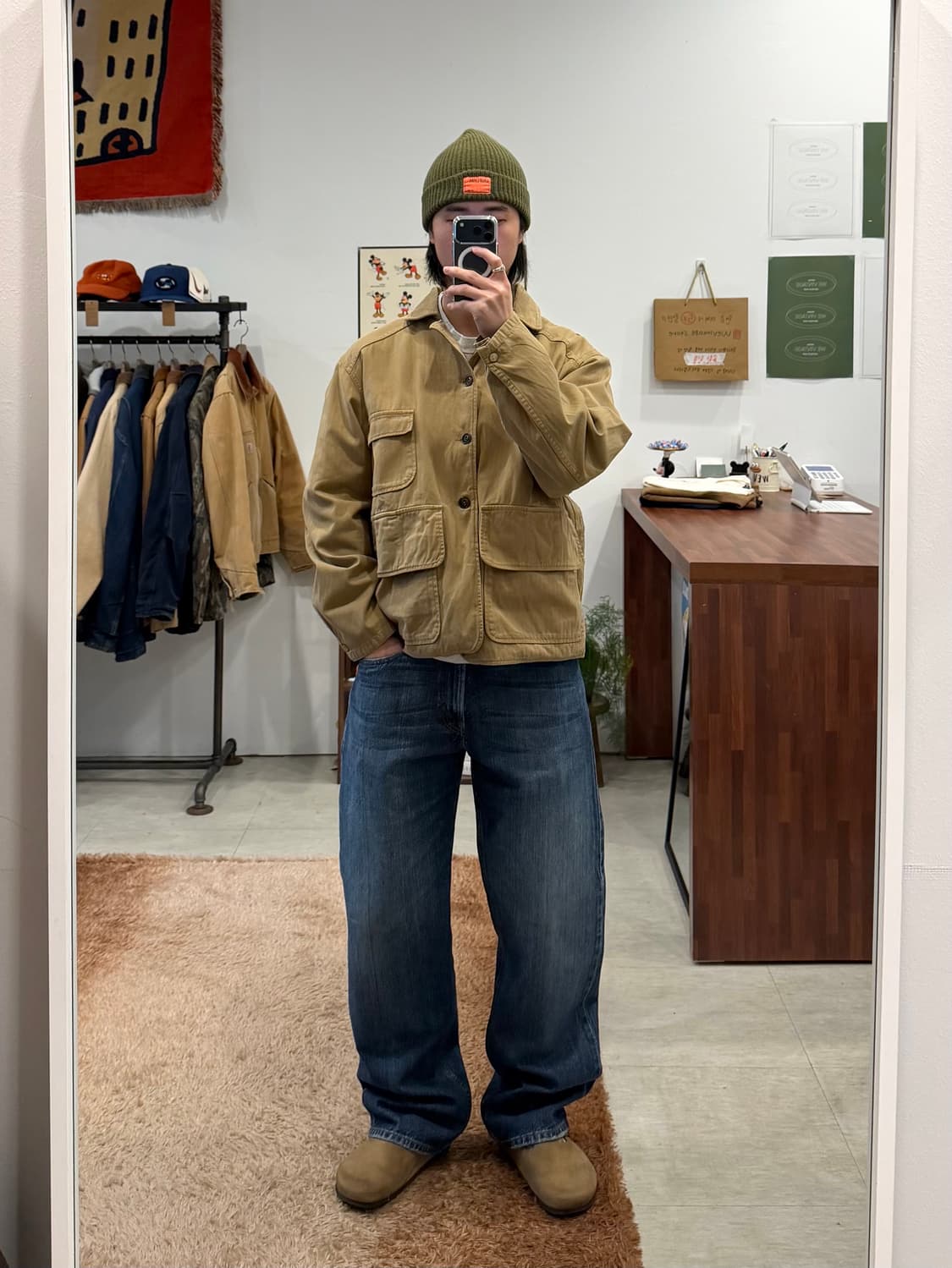 Eat Dust 빈티지 HBT 모호크 헌팅 자켓 (Portugal) 상품이미지2