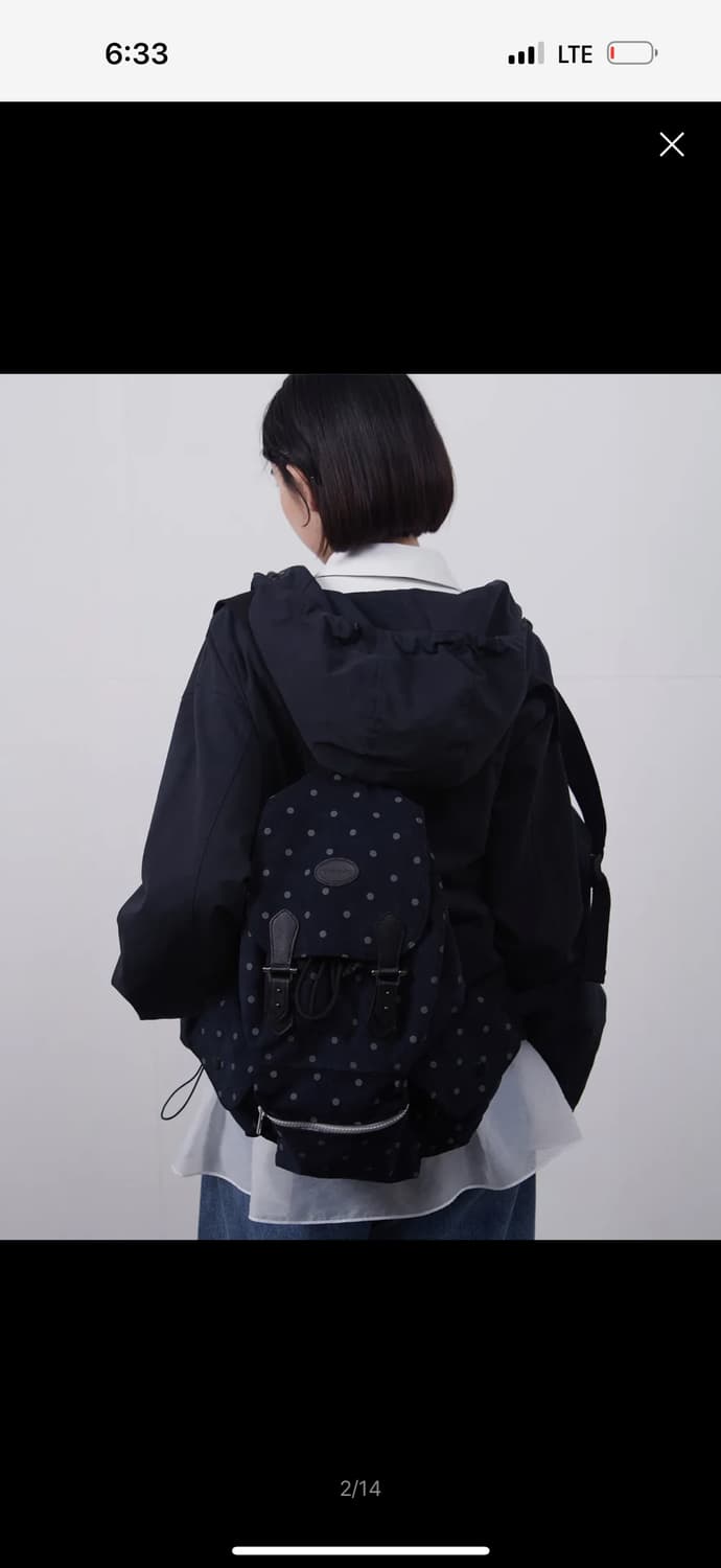 오헤시오백팩(1회착용) 단종템/노트북 들어감 백팩 y2k 핀터레스트 상품이미지3