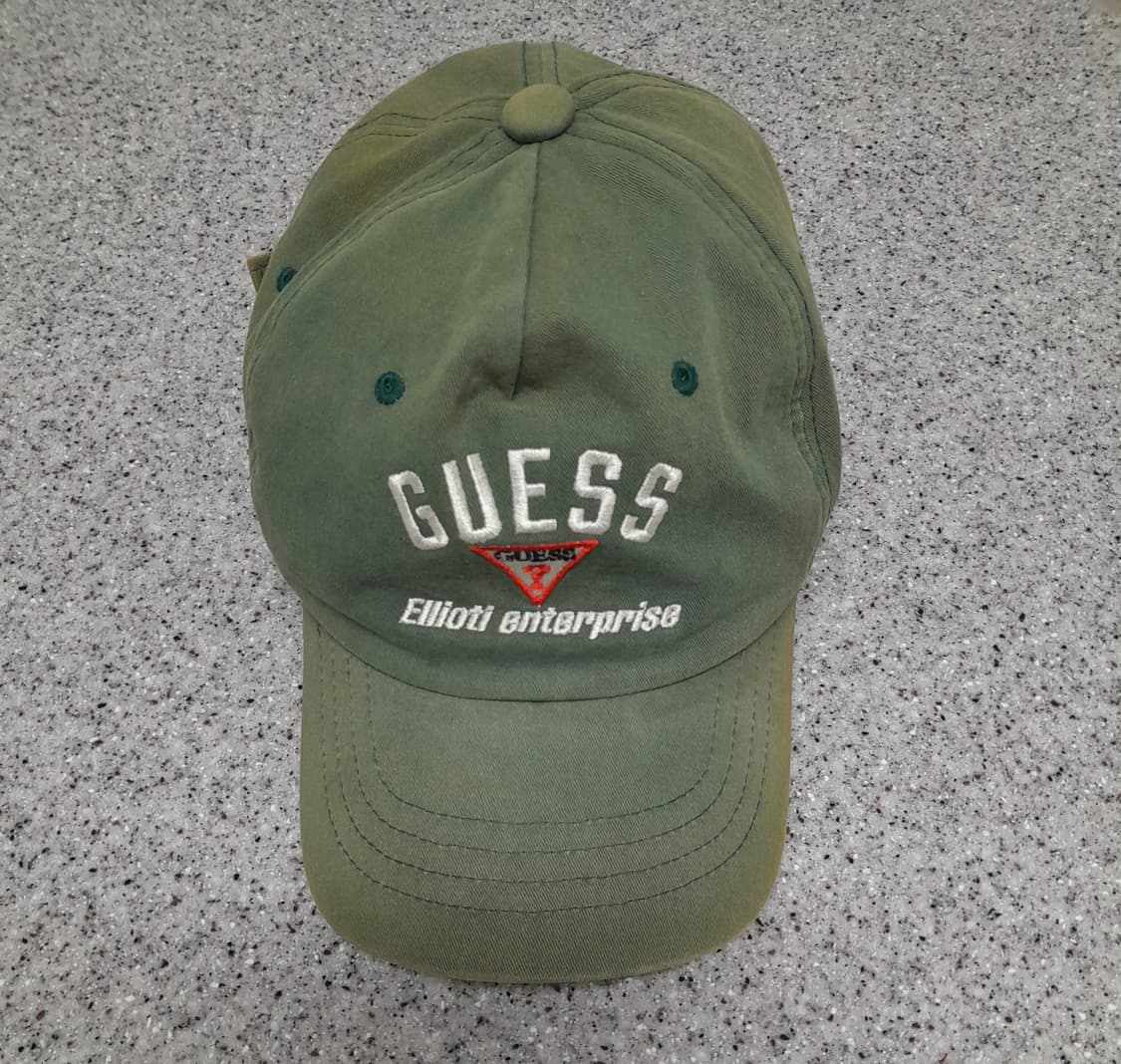 💥엘리오티 x 게스 빈티지워싱 볼캡 (카키)
 상품이미지2