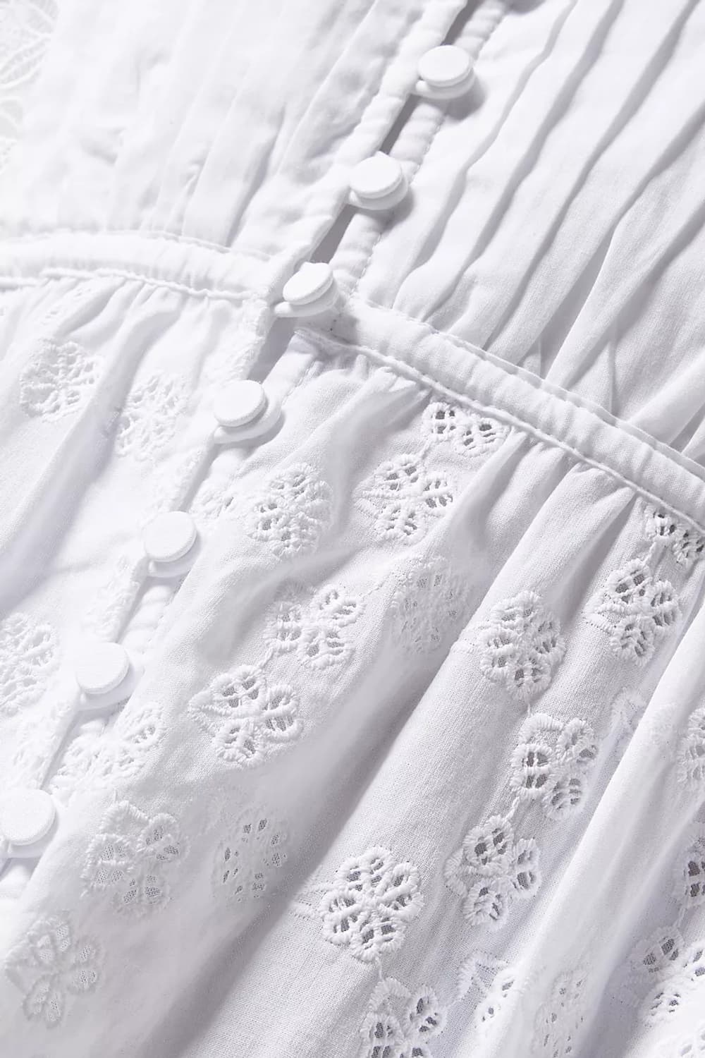 셀프포트레이트 앙글레이즈 화이트 원피스 상품이미지5