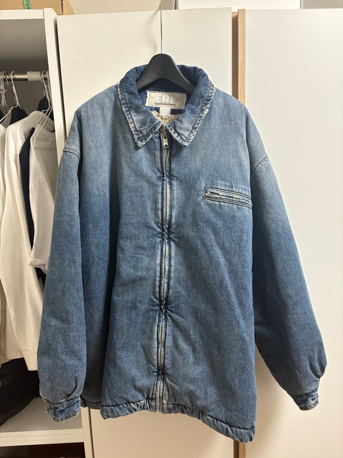 ERL 데님 패딩 M 상품이미지3