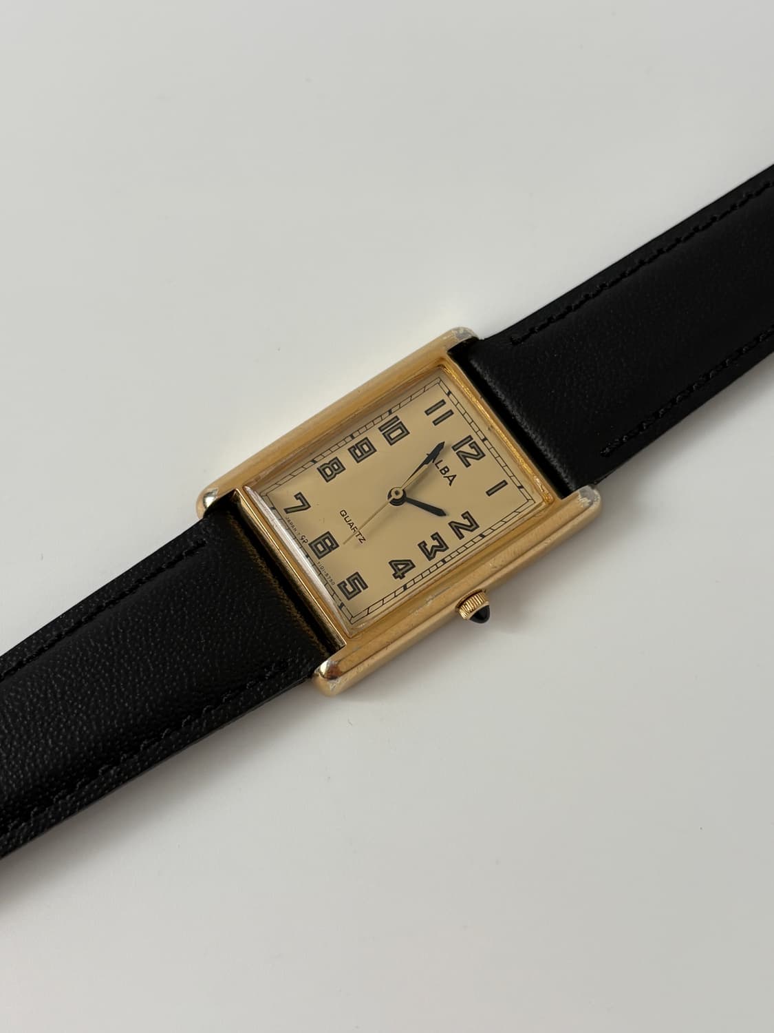 ALBA- 90s arabic index gold tank quartz  상품이미지5
