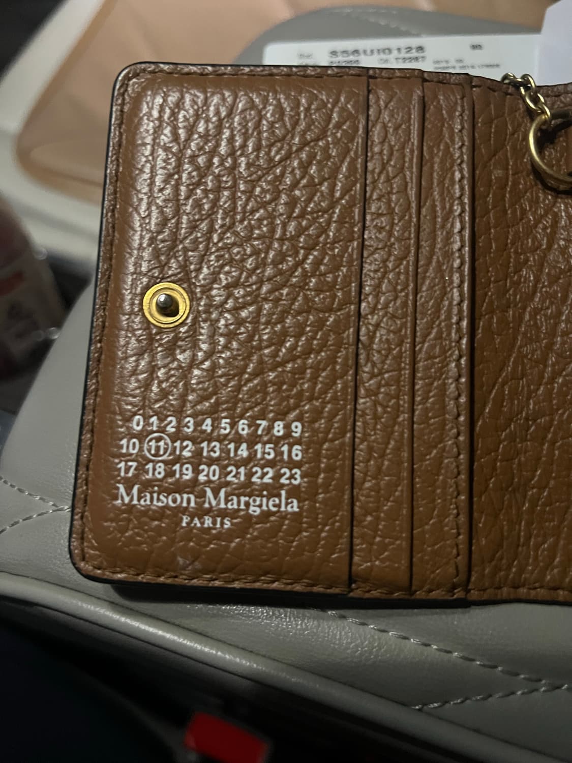 마르지엘라 브라운레더 키링 지갑  상품이미지3