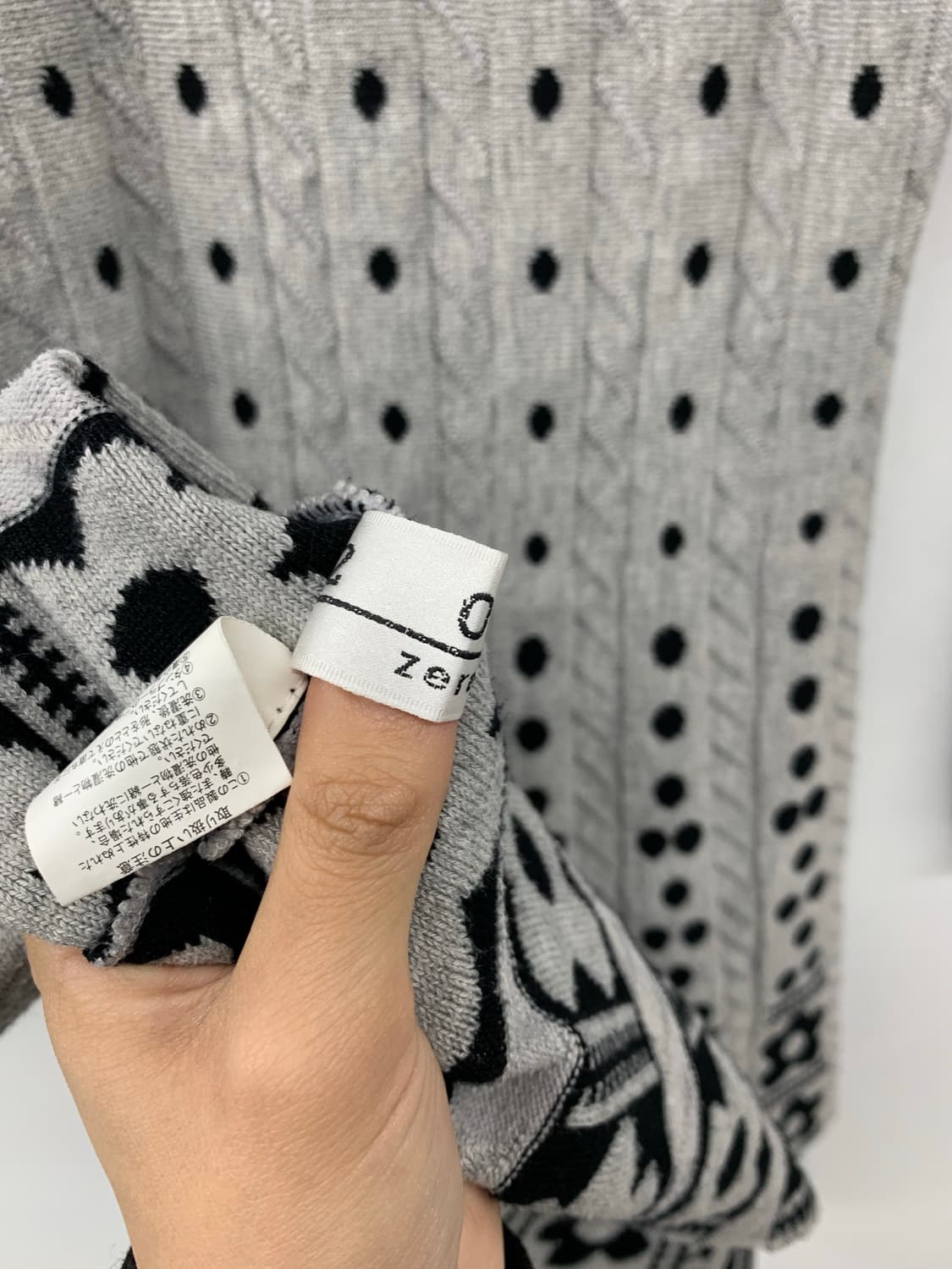 205zero 도트 니트 원피스 상품이미지7