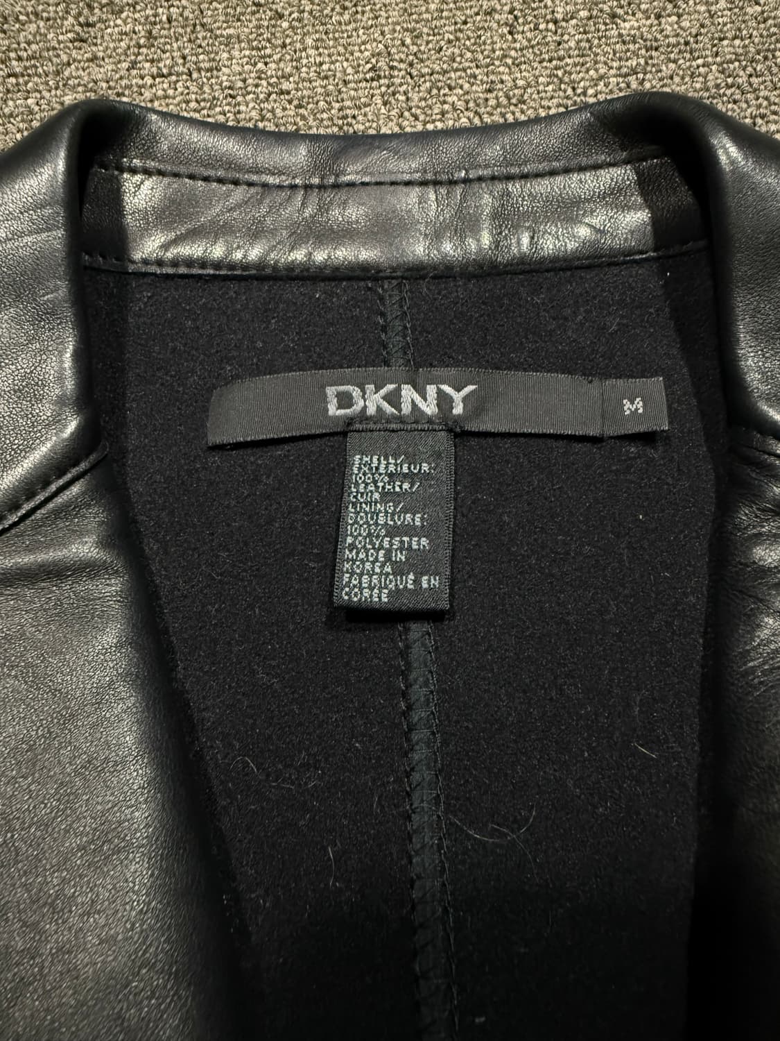 DKNY 디케이앤와이 레더 블레이저 상품이미지4