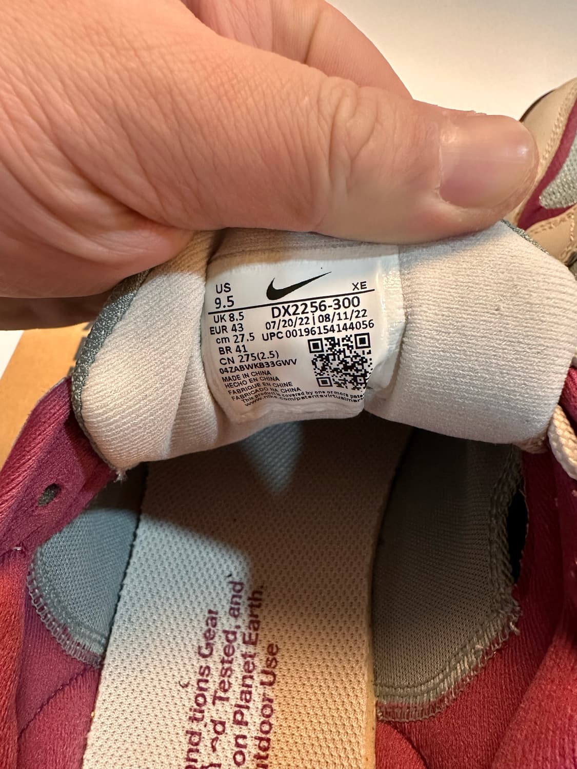 나이키 acg 로우게이트 275 사이즈 상품이미지3