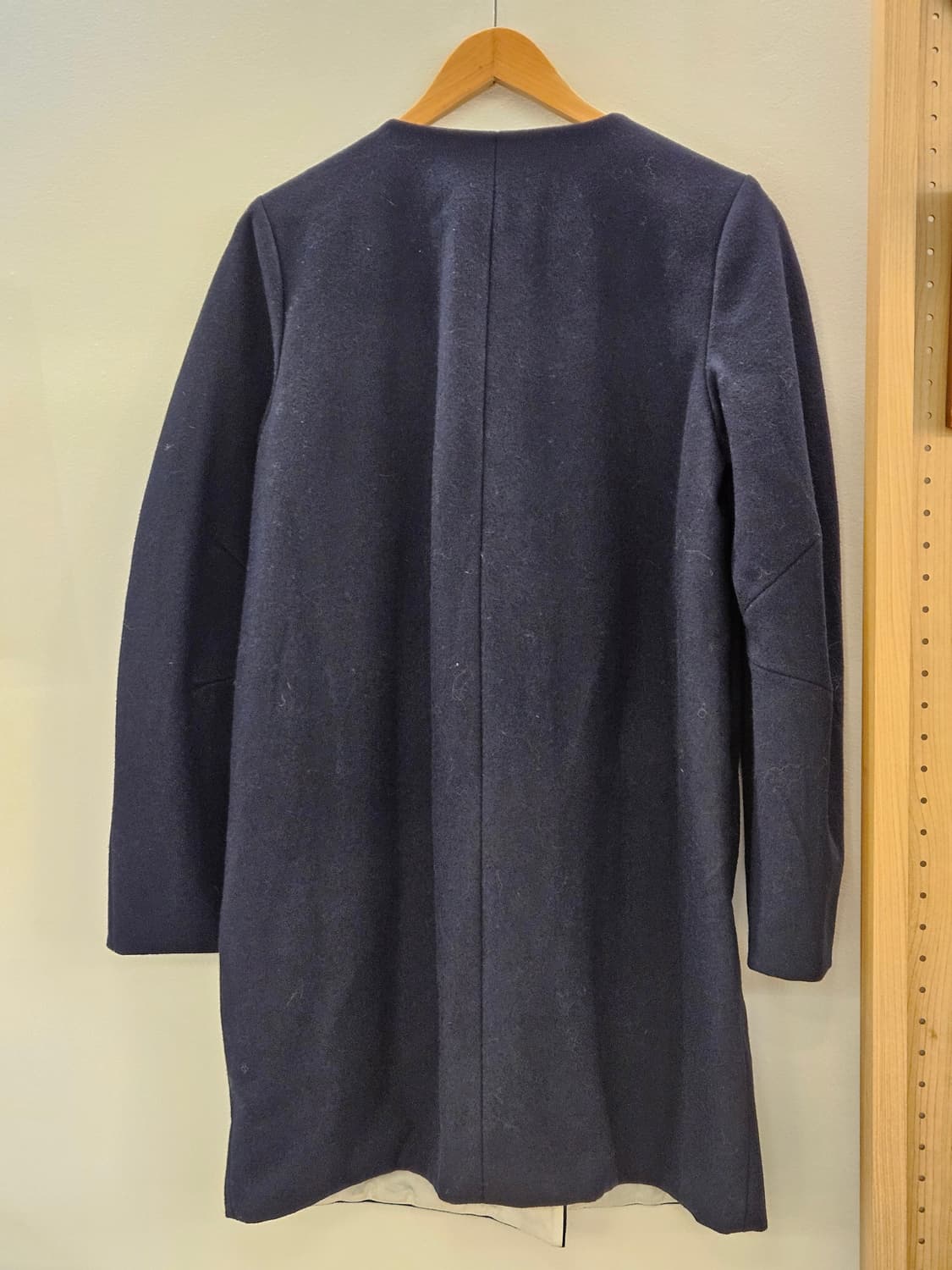 라코스테 네이비 울더블 코트 38 상품이미지3