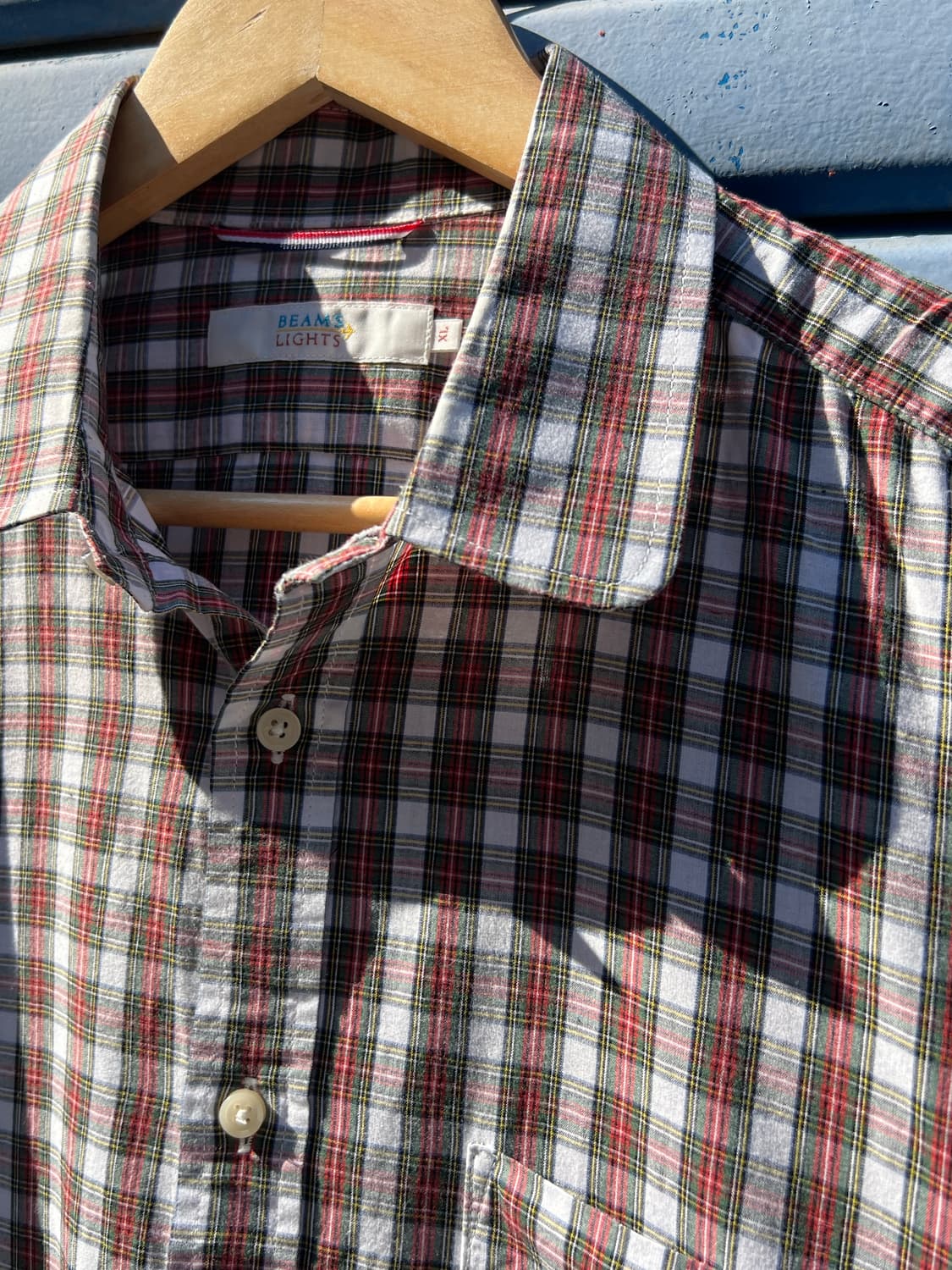 Beams Lights Tartan Plaid Shirt Cotton 상품이미지5