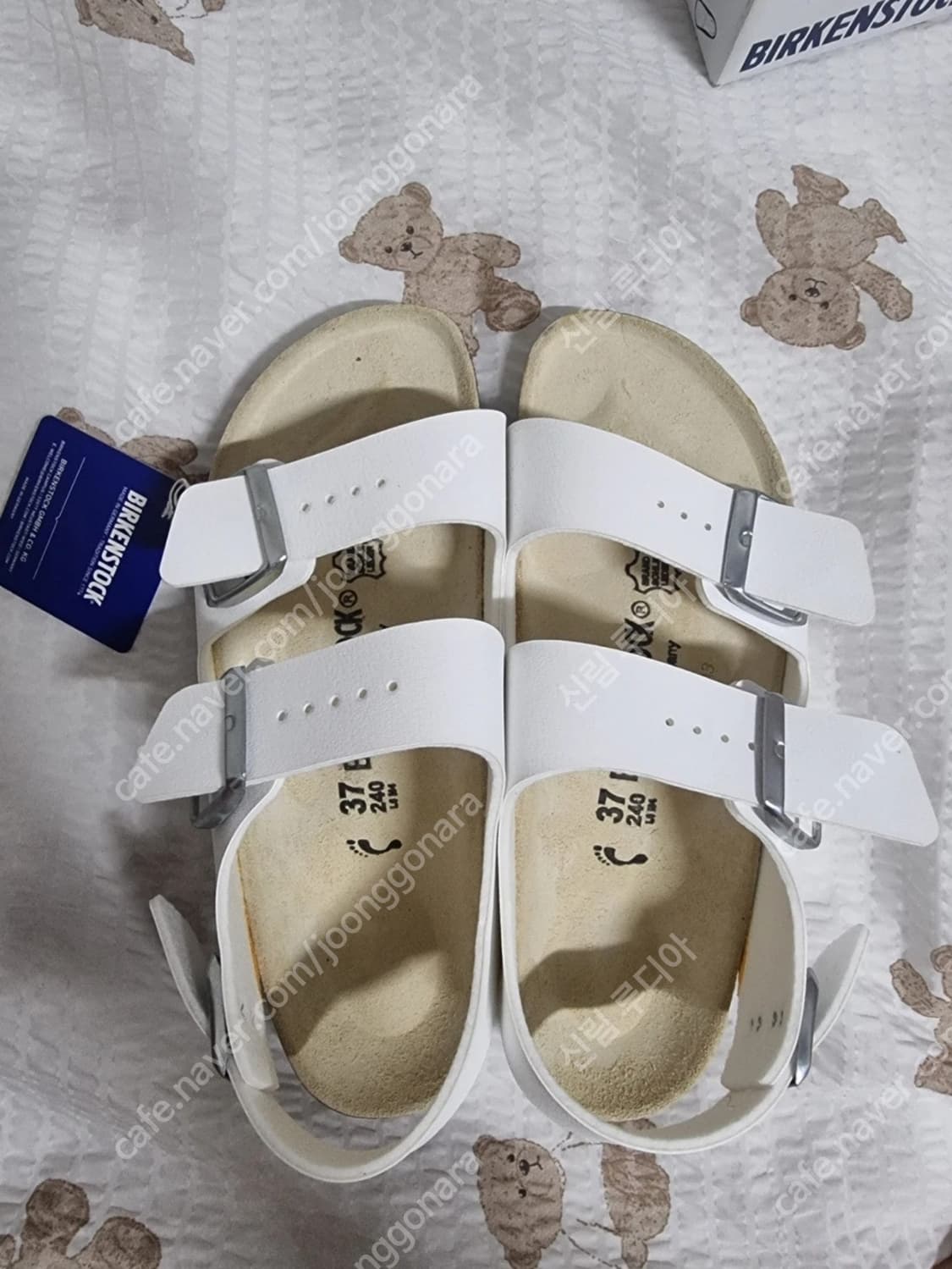 버켄스탁 밀라노 화이트 샌들 37사이즈 새제품 상품이미지2